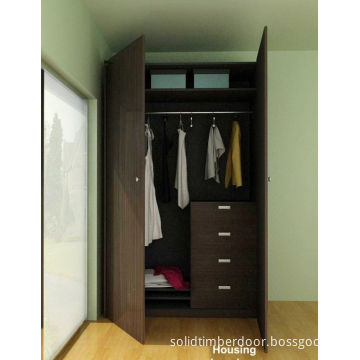 E0 Standard Wardrobe Storage Cabinet With Wood / Bamboo / Mdf